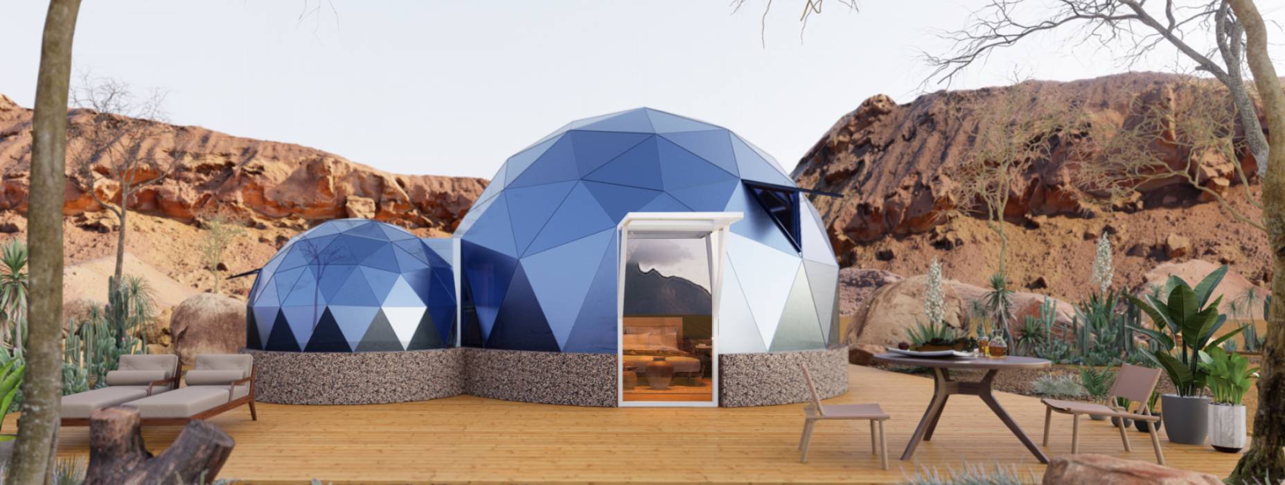 龙山区球形智能光伏玻璃星空房